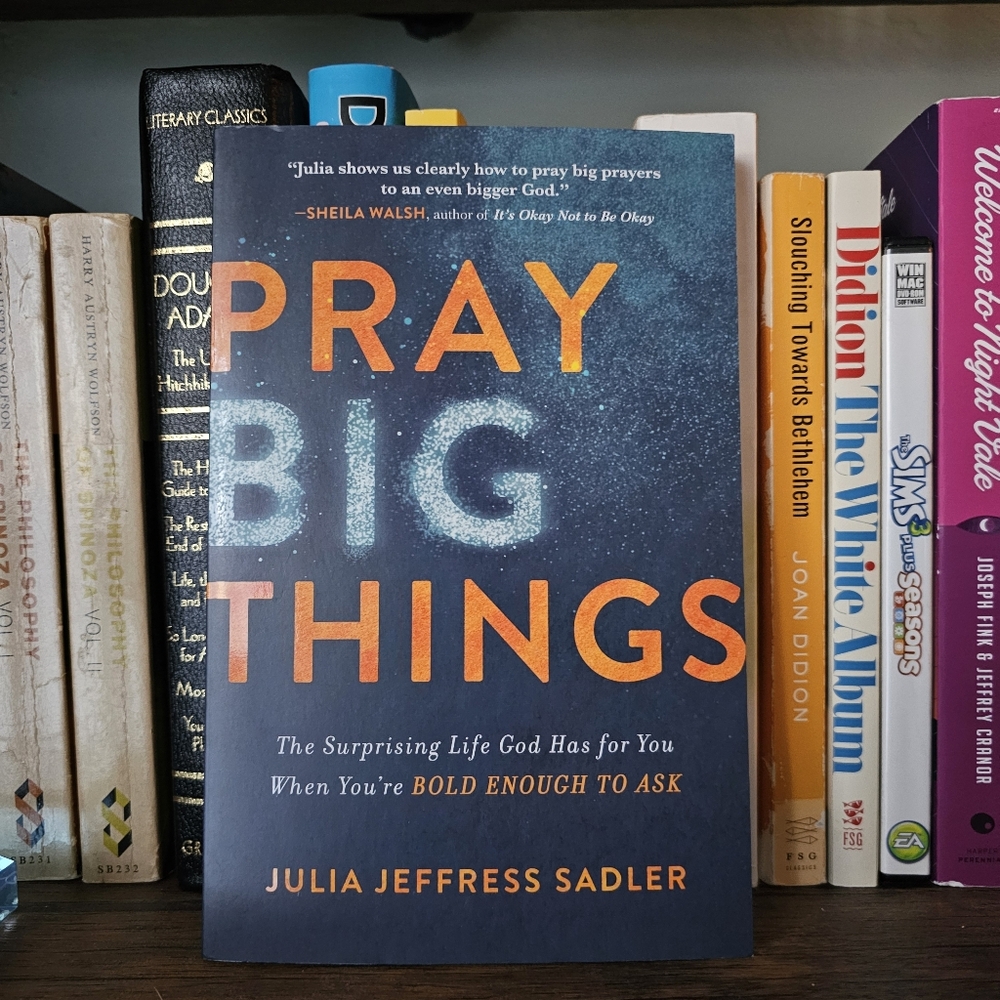 Pray Big Things Book by Julia Jeffress Sadler (paperback)